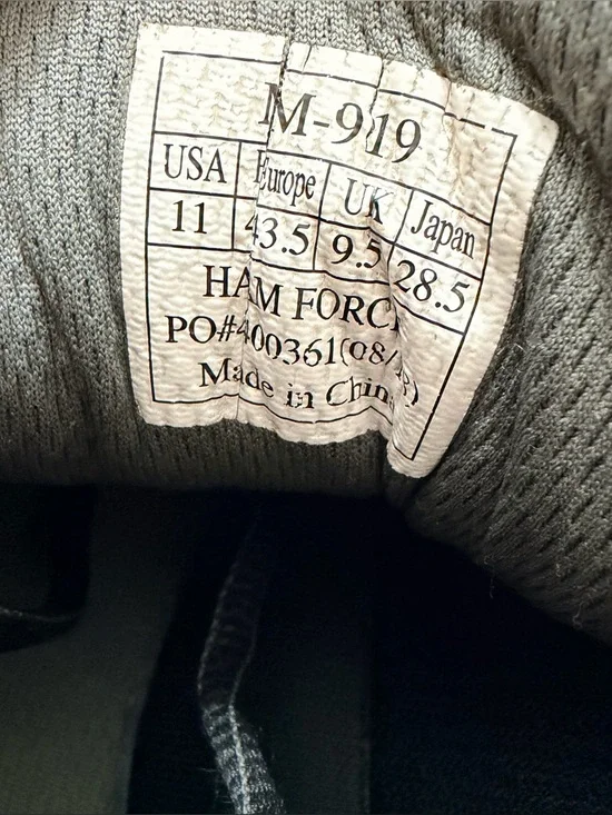 Hammer Fierce Right Hand Bowling Shoe Mens - Black - Mens Size 11 - Picture 12 of 13